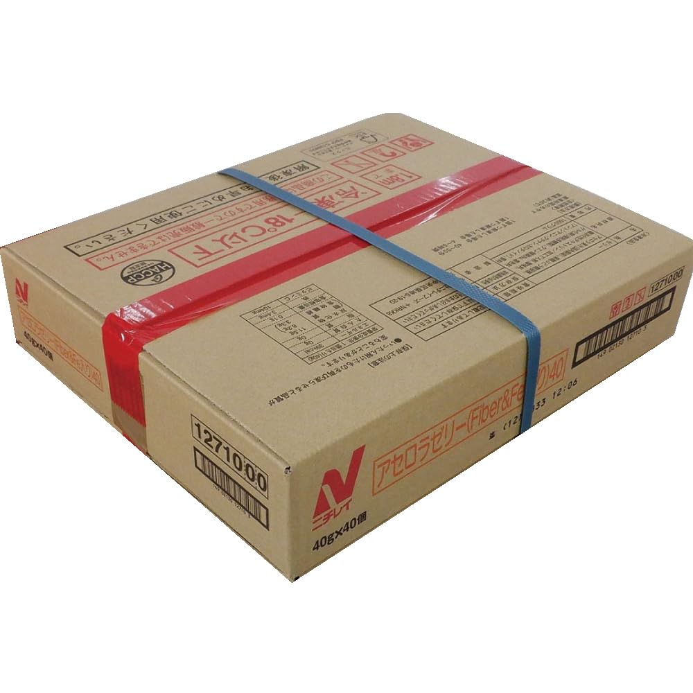 Amazon.co.jp: アセロラゼリー (Fiber＆Fe) 約40g×40個入 20077 冷凍